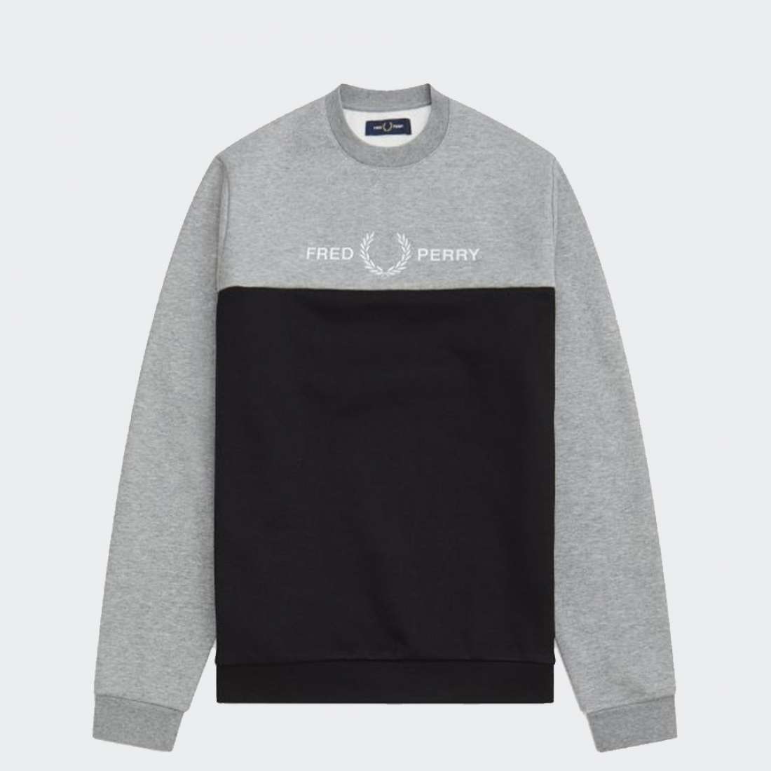 SWEATSHIRT FRED PERRY BLACK/GREY