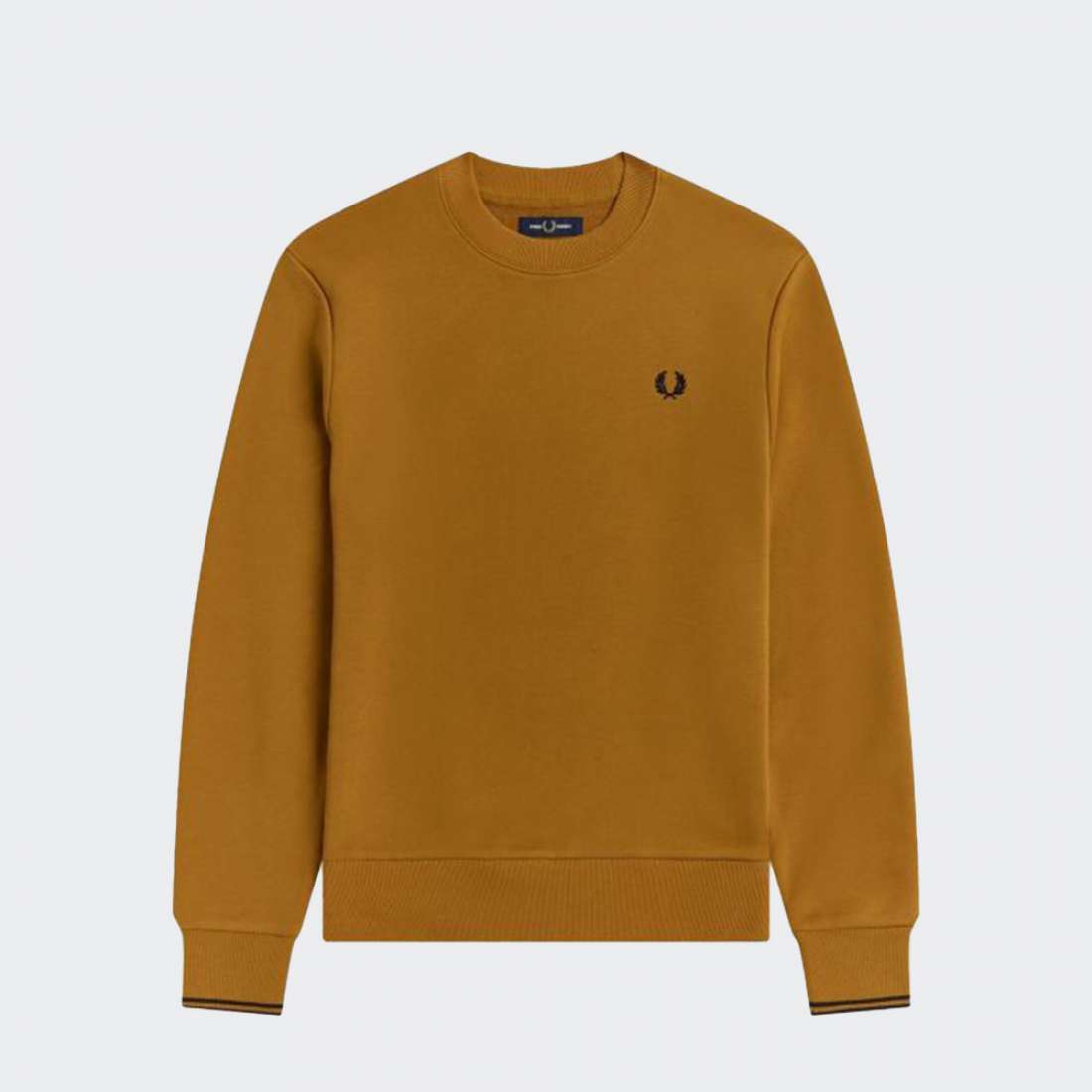 SWEATSHIRT FRED PERRY M7535 CARAMEL