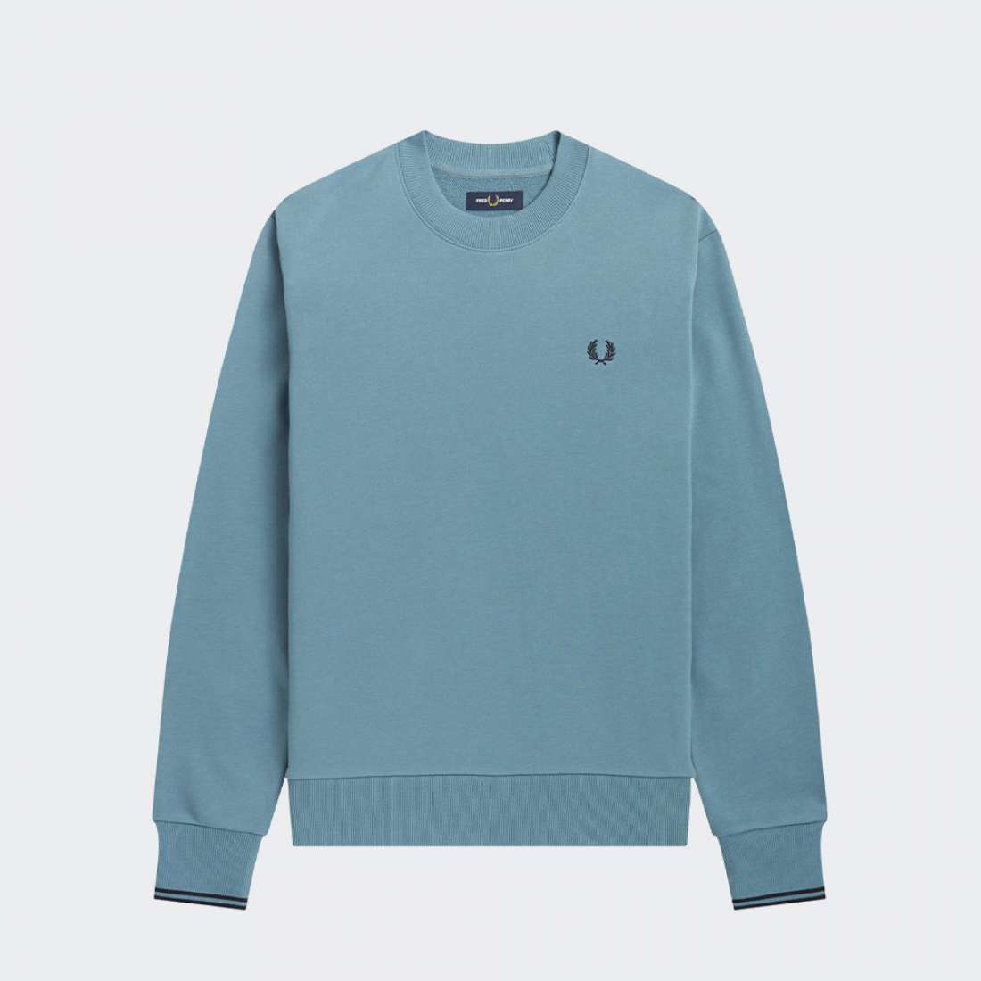 SWEATSHIRT FRED PERRY M7535 ASH BLUE