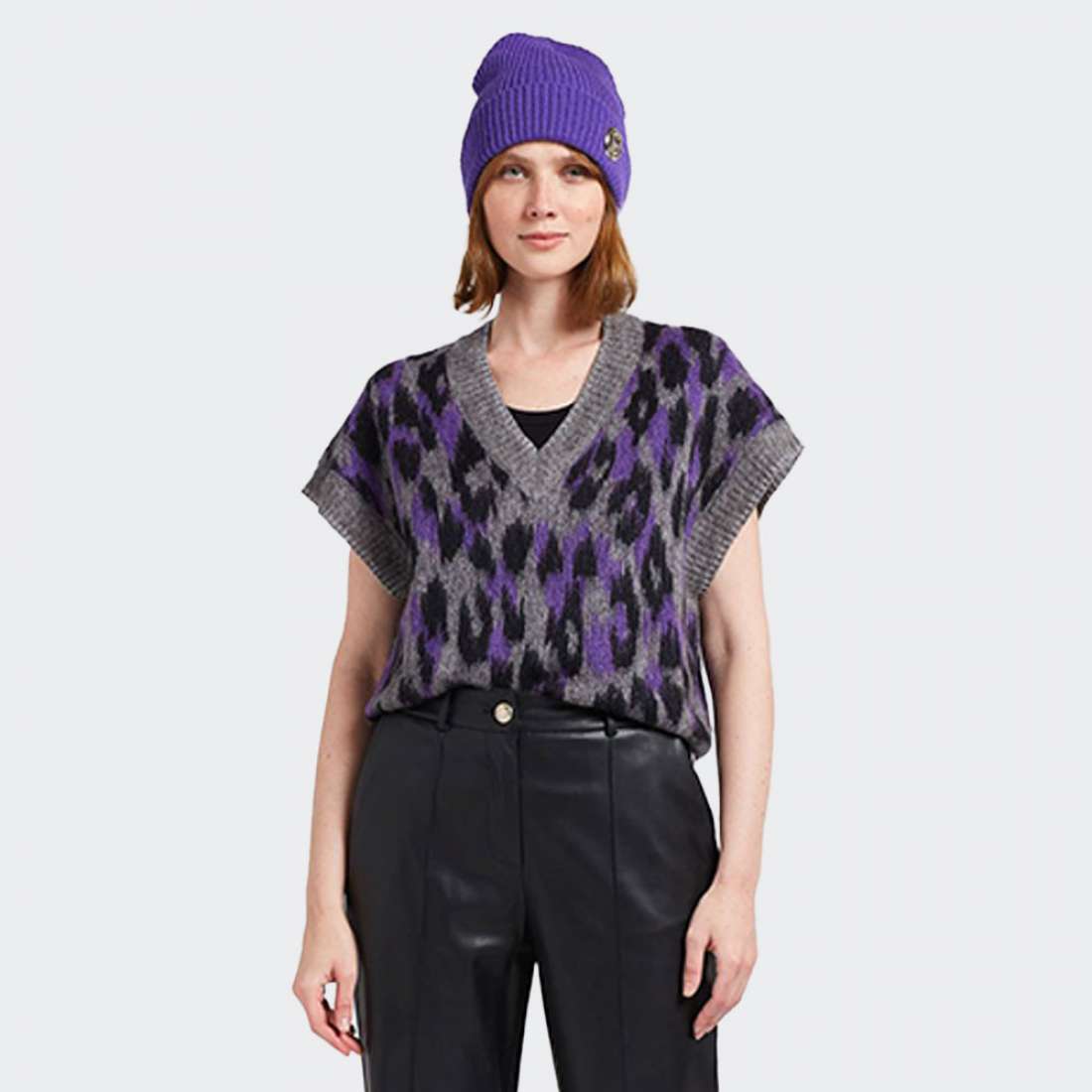 BLUSA LIU JO ANIMAL PRINT STRONG MACULA