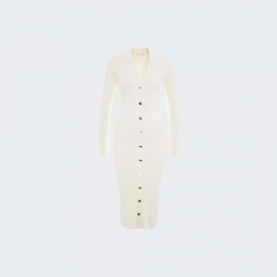 VESTIDO LIUJO MF3297MS99E-10701 BIANCO LANA