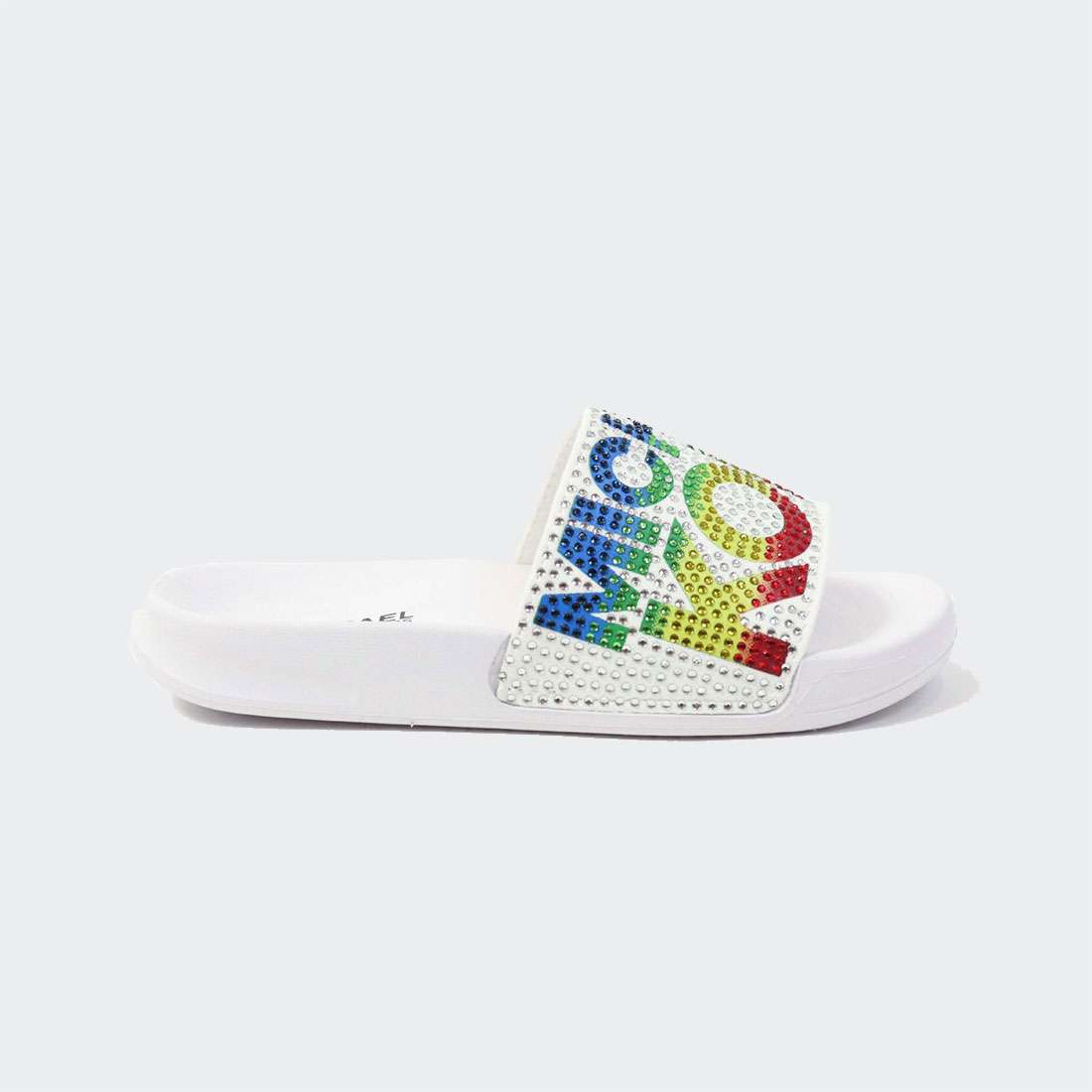 CHINELOS MICHAEL KORS JETT JAE KIDS  WHITE/RAINBOW