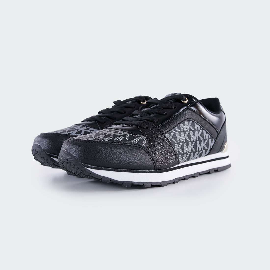 TÉNIS MICHAEL KORS BILLIE JOGGER KIDS BLACK/GOLD