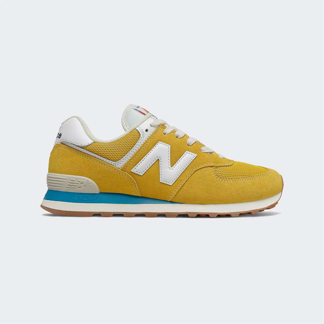 NEW BALANCE 574 VARSITY GOLD/DEEP SKY