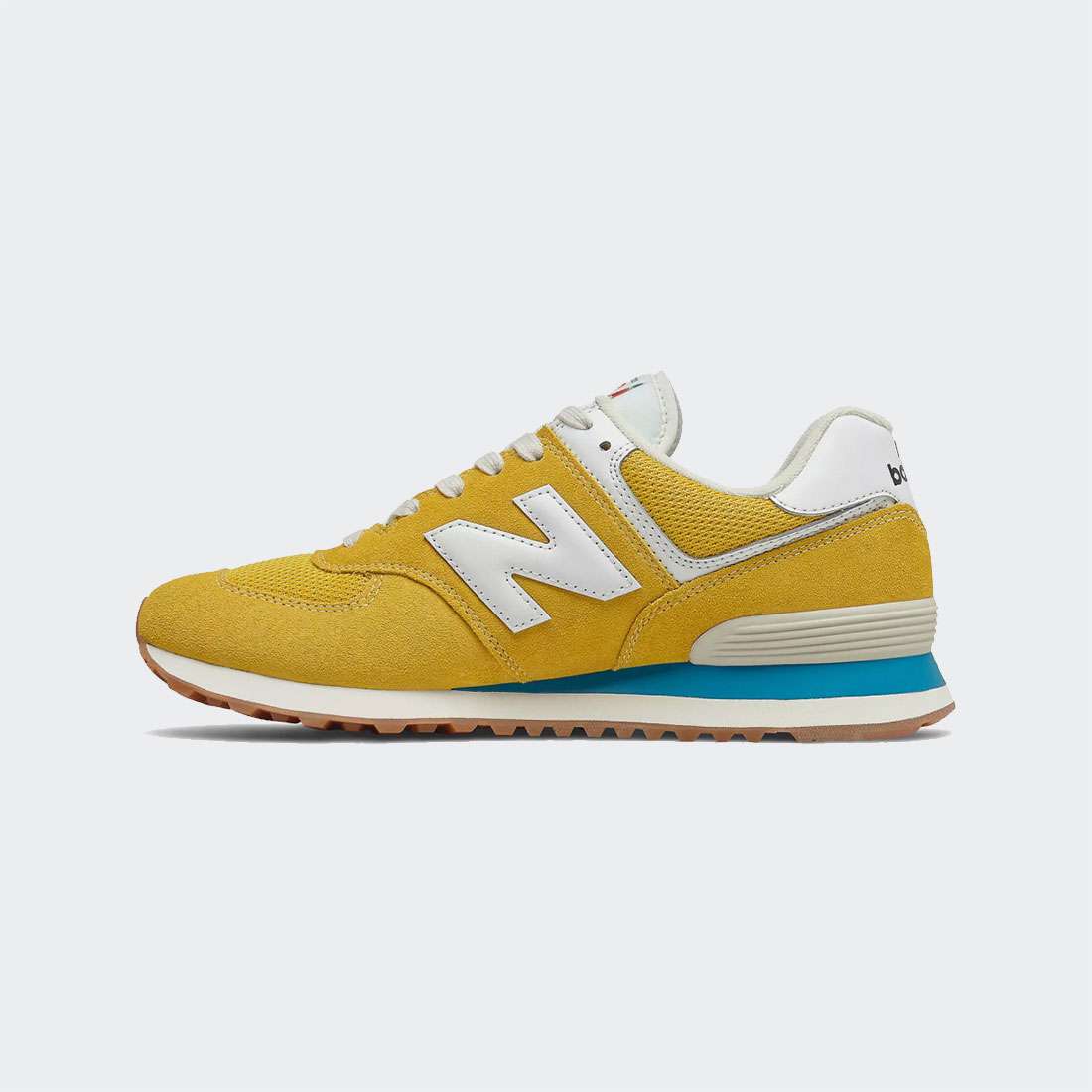 NEW BALANCE 574 VARSITY GOLD/DEEP SKY