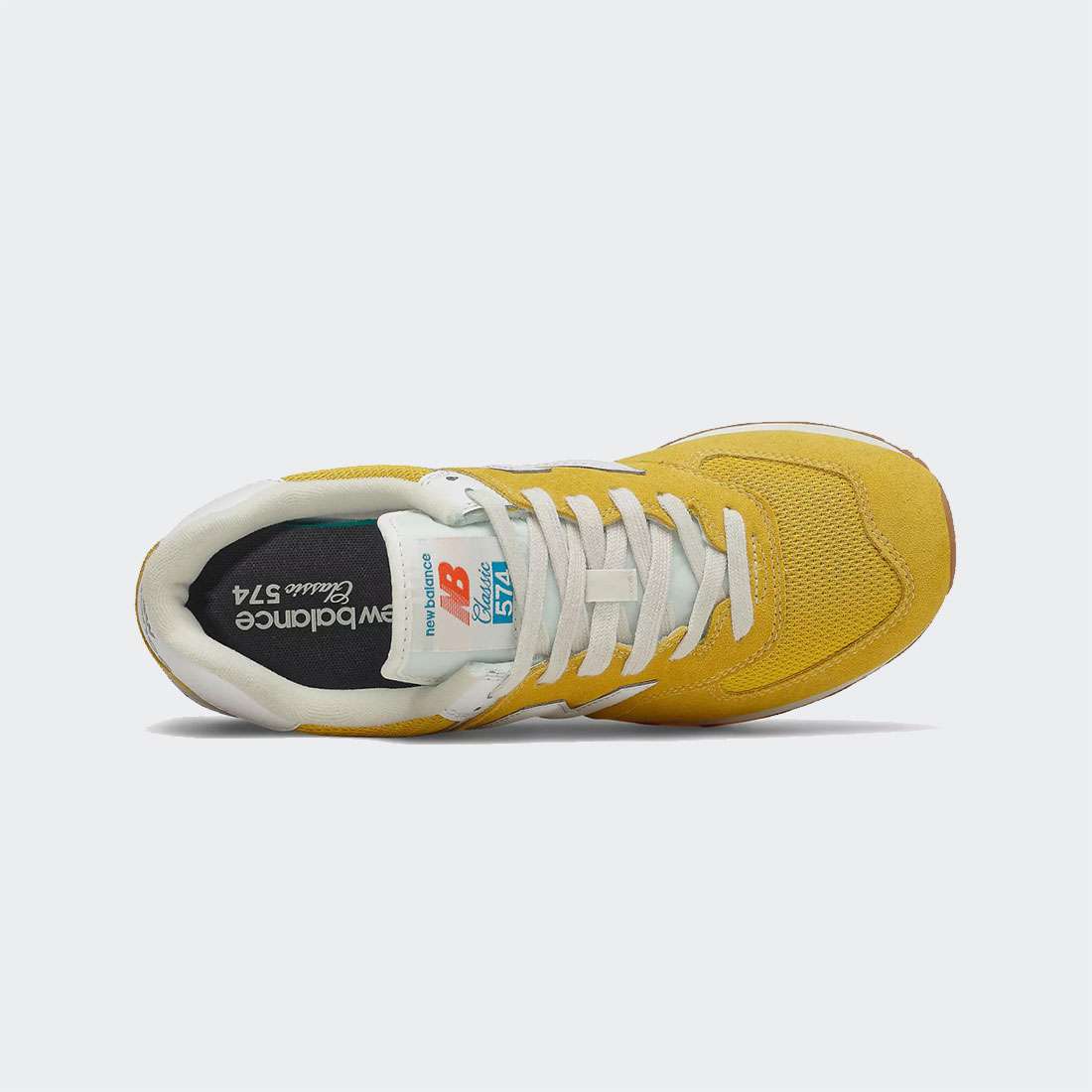 NEW BALANCE 574 VARSITY GOLD/DEEP SKY