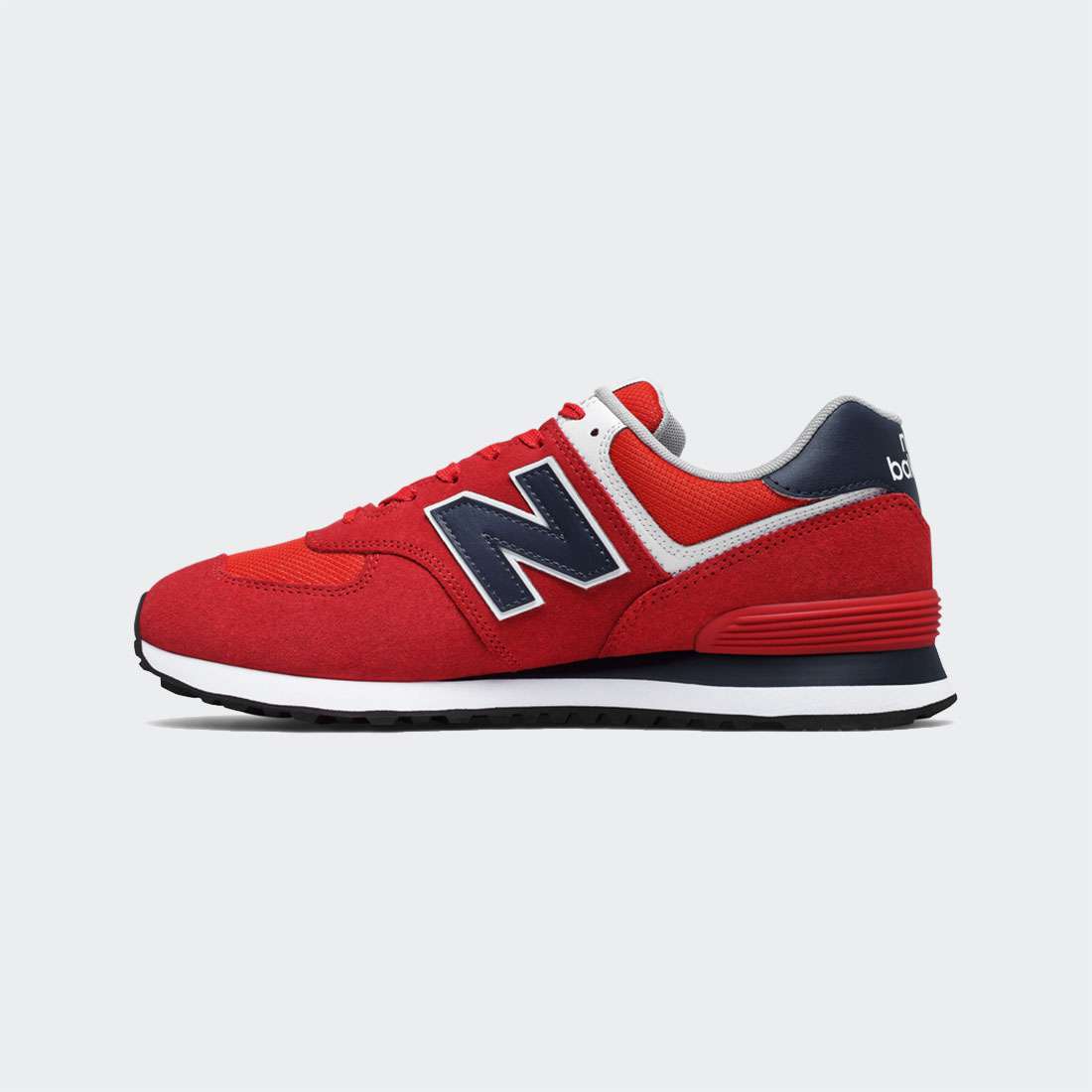 NEW BALANCE 574 TEAM RED/NATURAL INDIGO