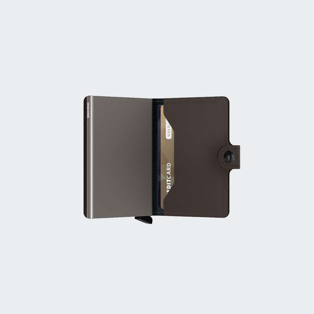 CARTEIRA SECRID MINIWALLET MATTE TRUFFLE