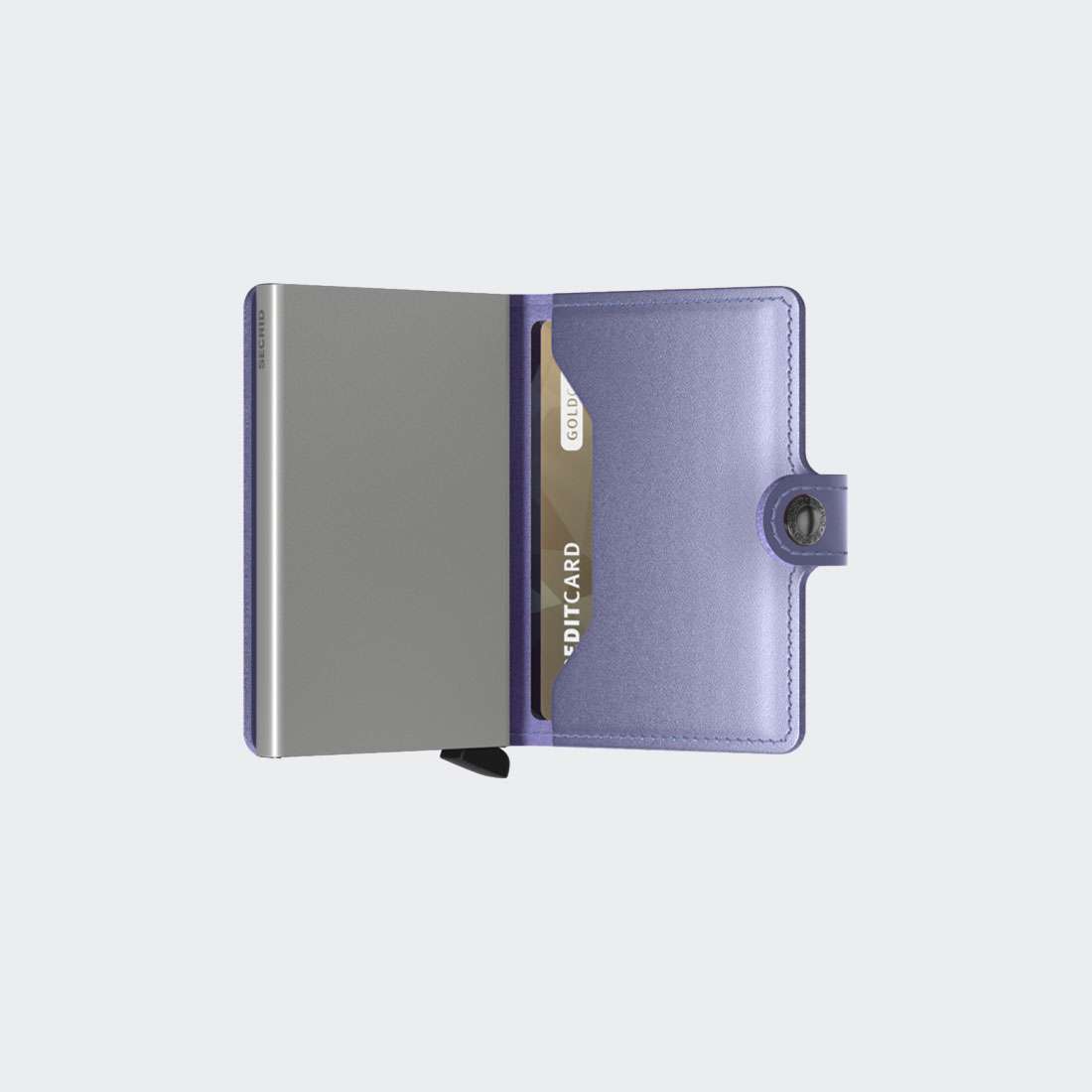 CARTEIRA SECRID MINIWALLET METALLIC LILA