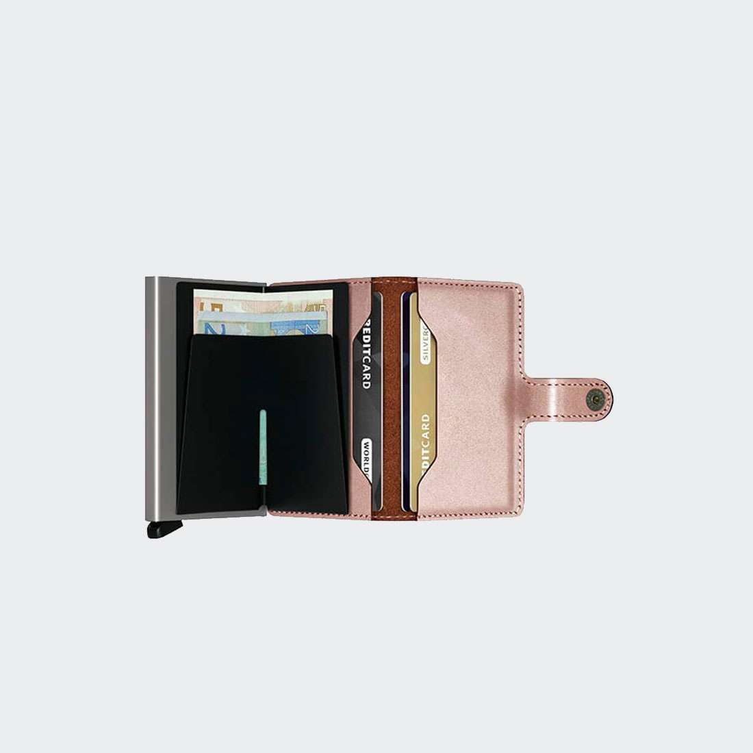 CARTEIRA SECRID MINIWALLET METALLIC LILA