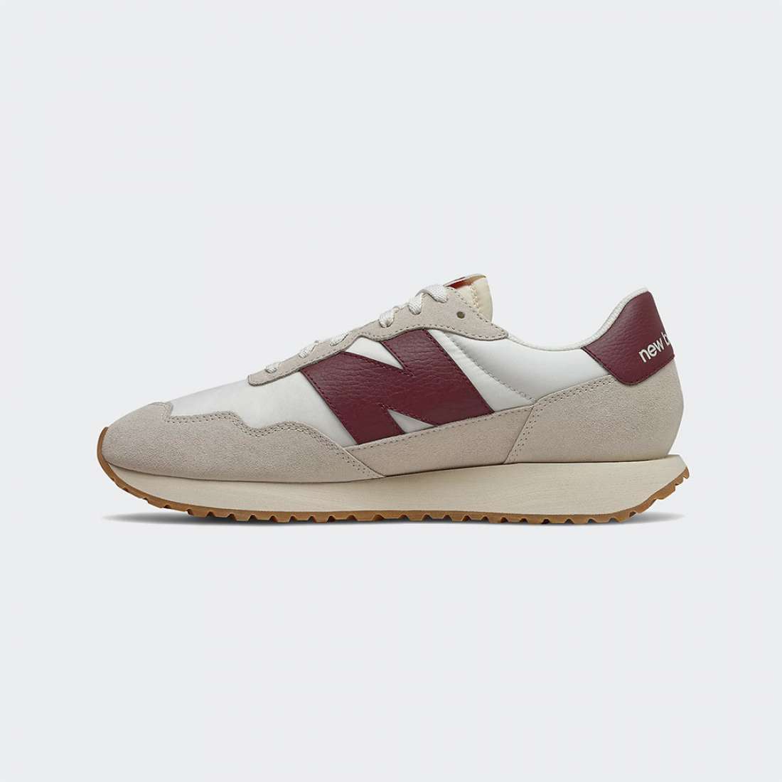 NEW BALANCE 237 MOONBEAM/CLASSIC BURGUNDY