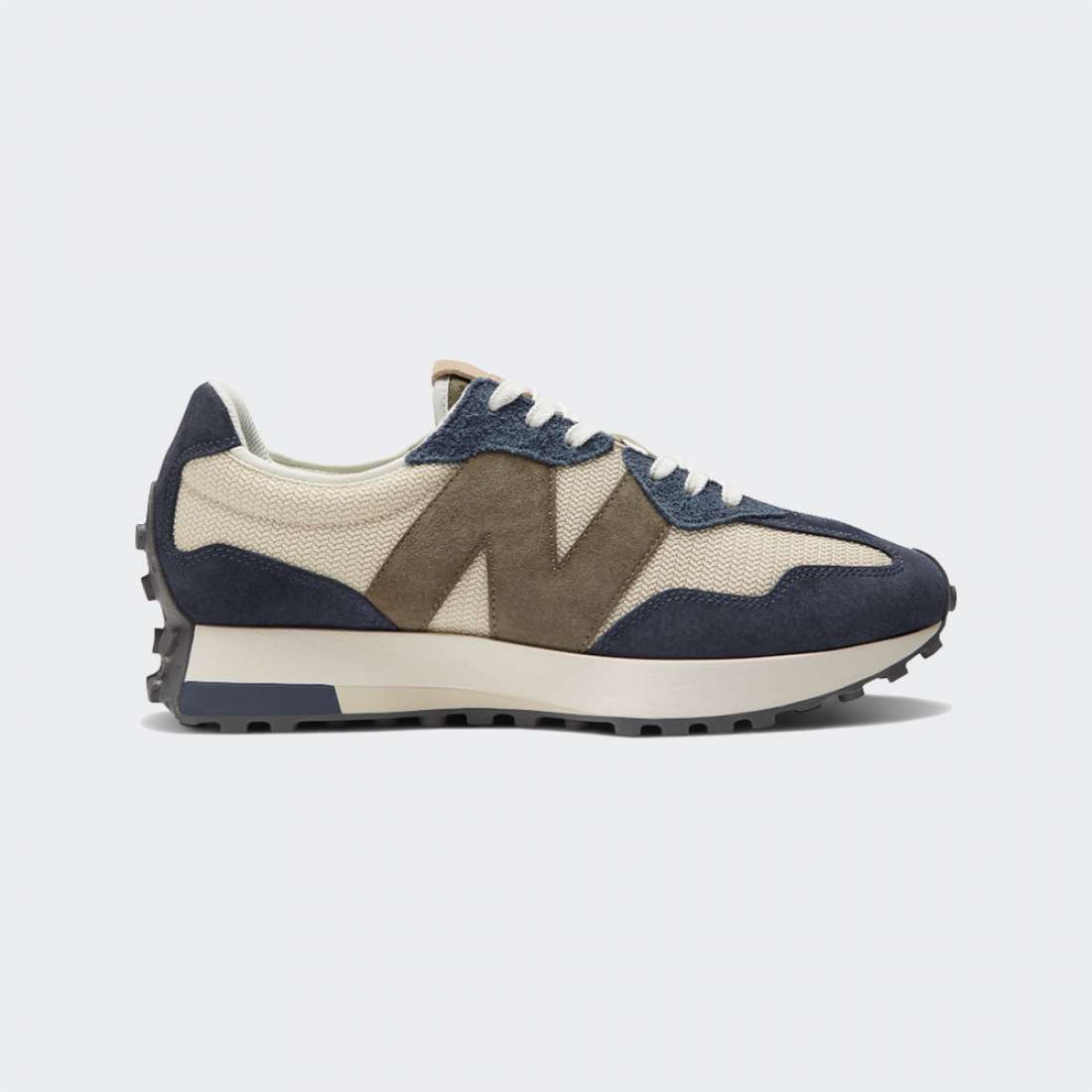 NEW BALANCE 327 BEIGE/NB NAVY