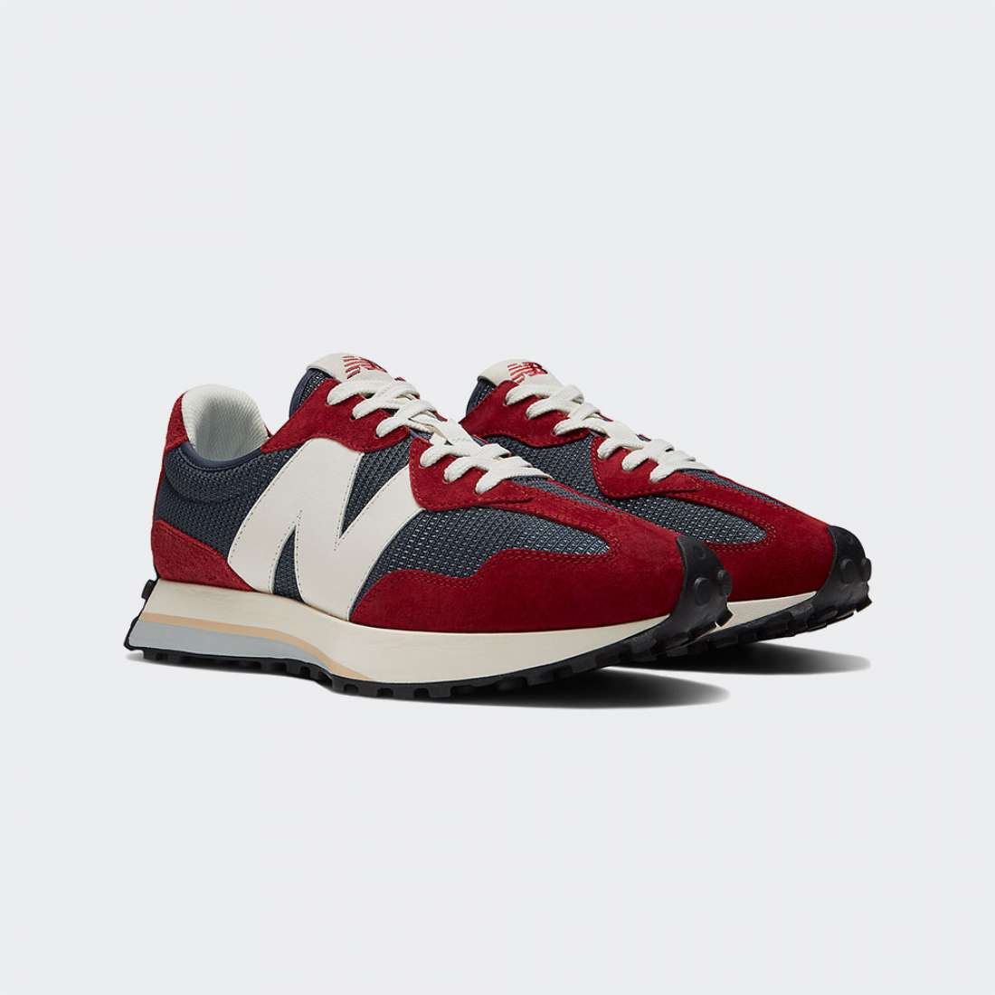 NEW BALANCE 327 NAVY/SCARLET