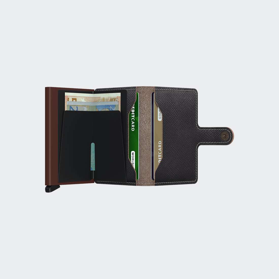 CARTEIRA SECRID MINIWALLET BROWN