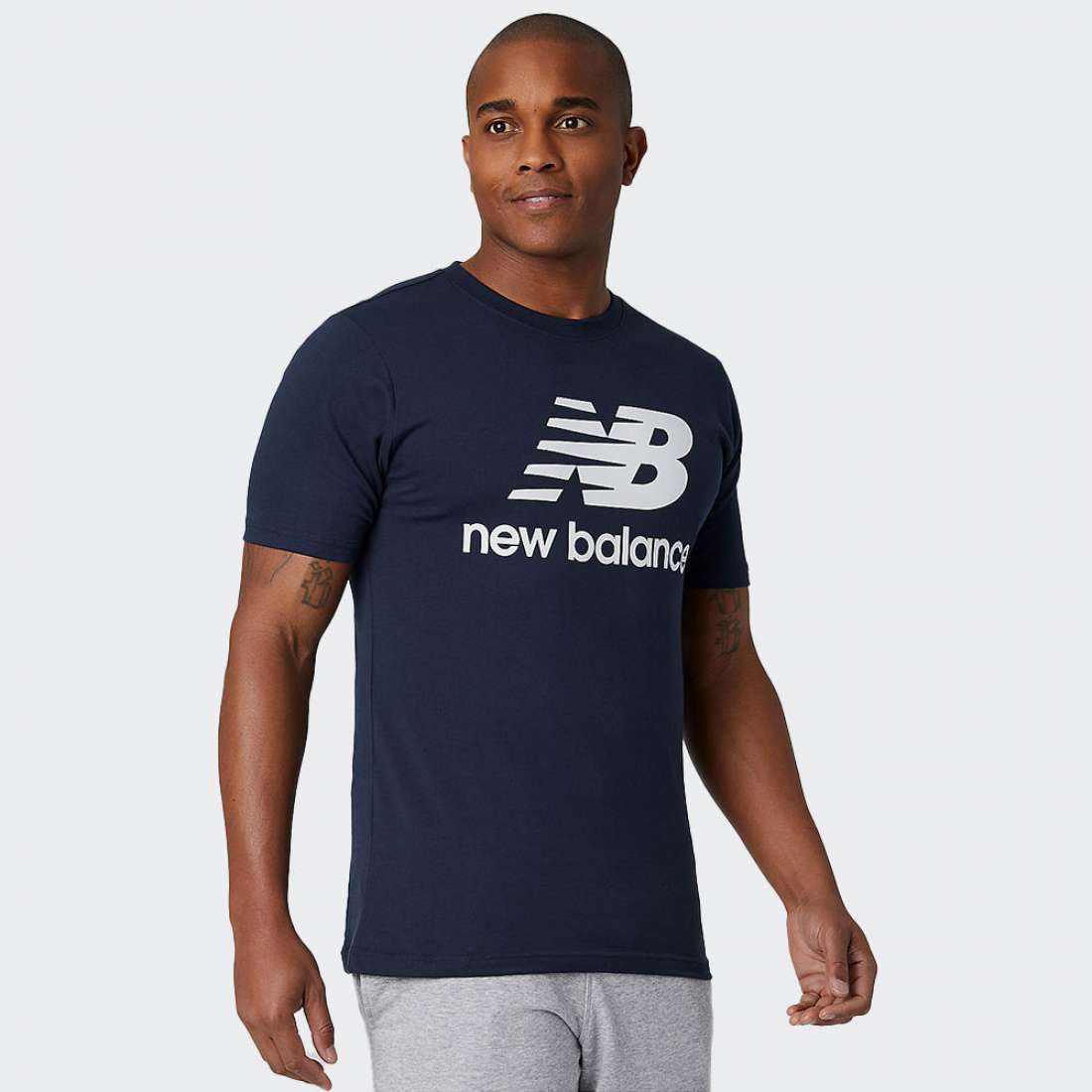 TSHIRT NEW BALANCE ESSENTIALS STACKED LOGO ECL