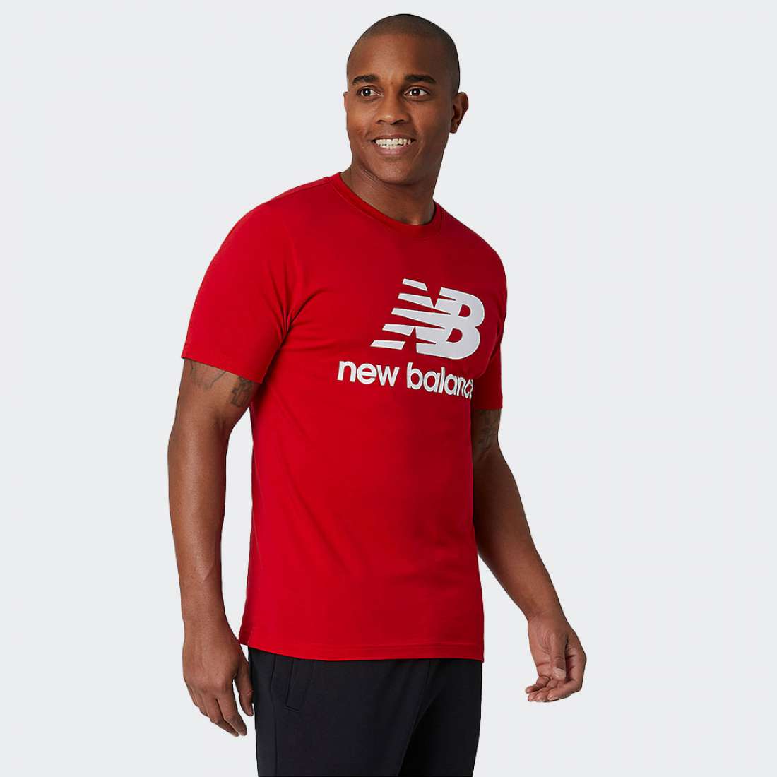 TSHIRT NEW BALANCE STACKED LOGO REPTEAM