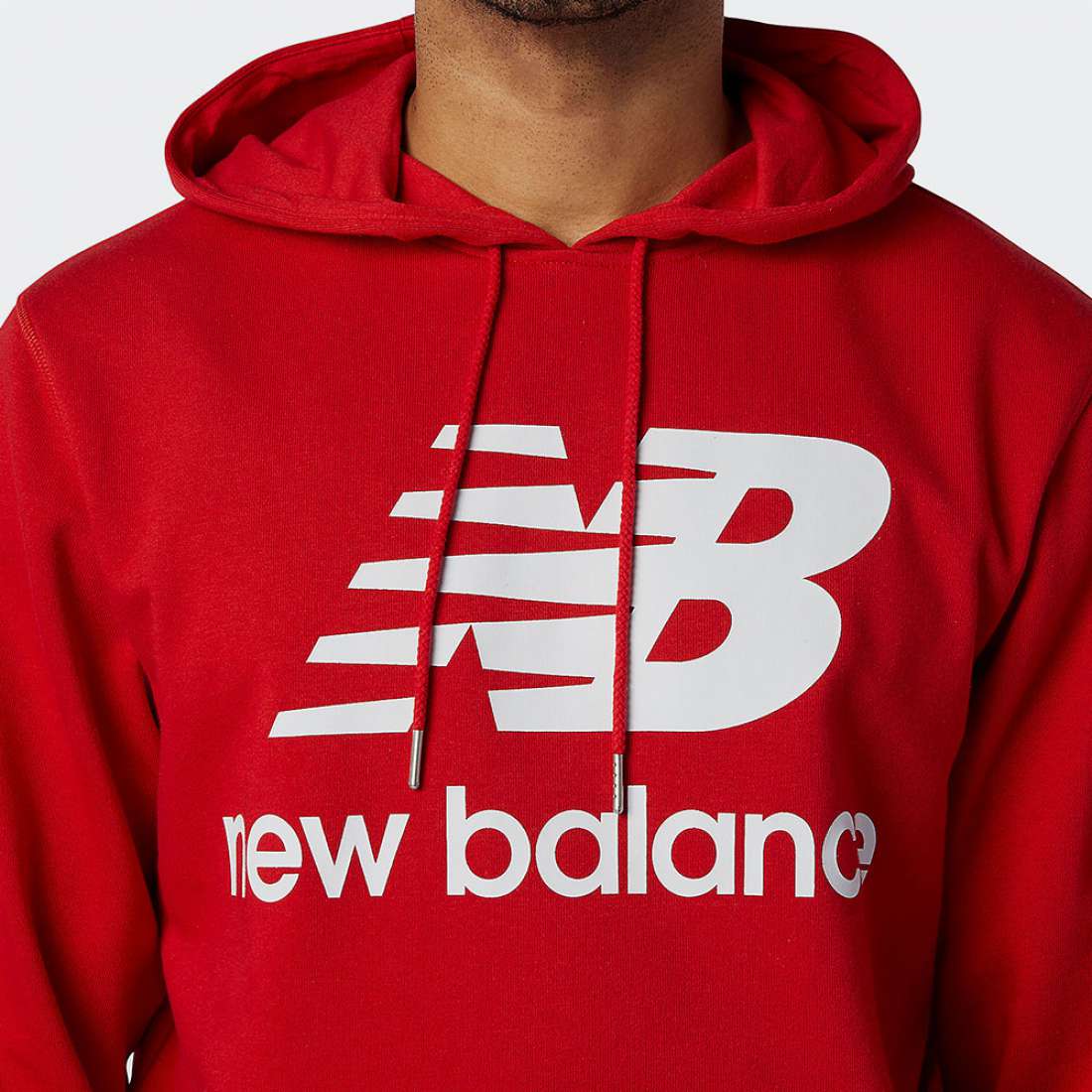 HOODIE NEW BALANCE ESSENTIALS STACKED LOGO REP TEAM