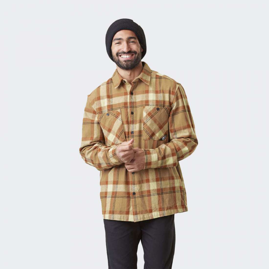 CAMISA PICTURE RELOWA PLAID WOOD ASH