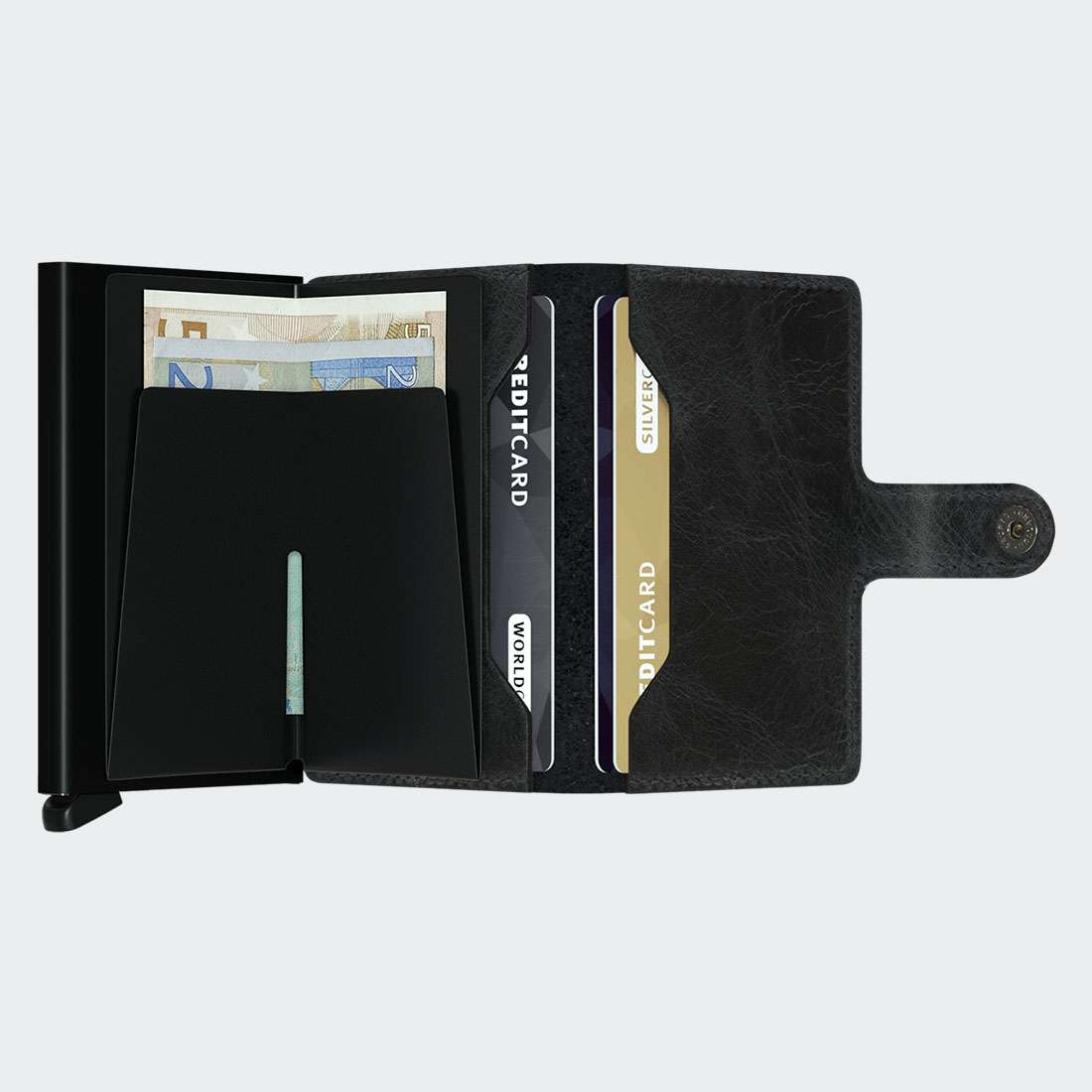 CARTEIRA SECRID MINIWALLET VINTAGE BLACK