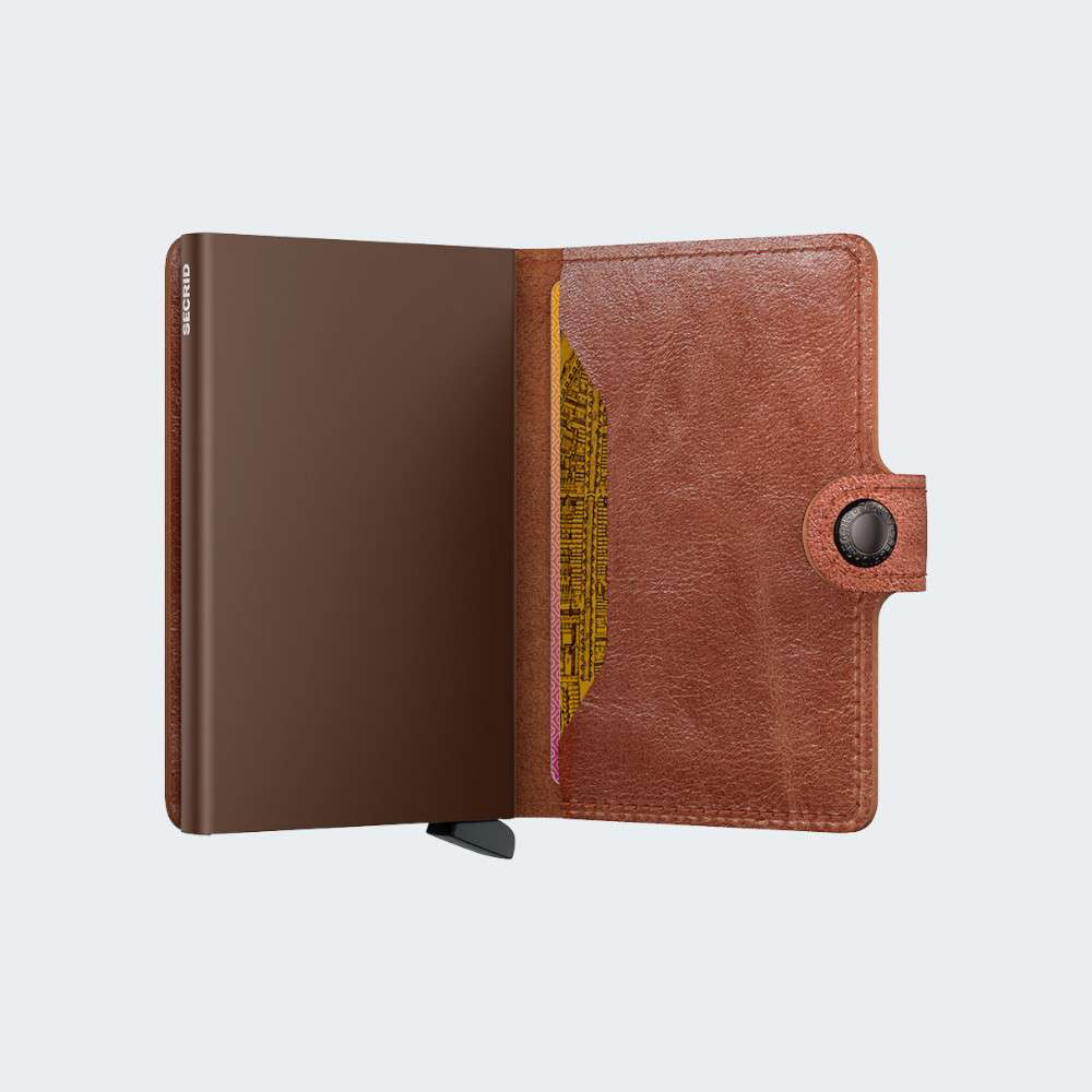 CARTEIRA SECRID MINIWALLET VINTAGE COGNAC BROWN