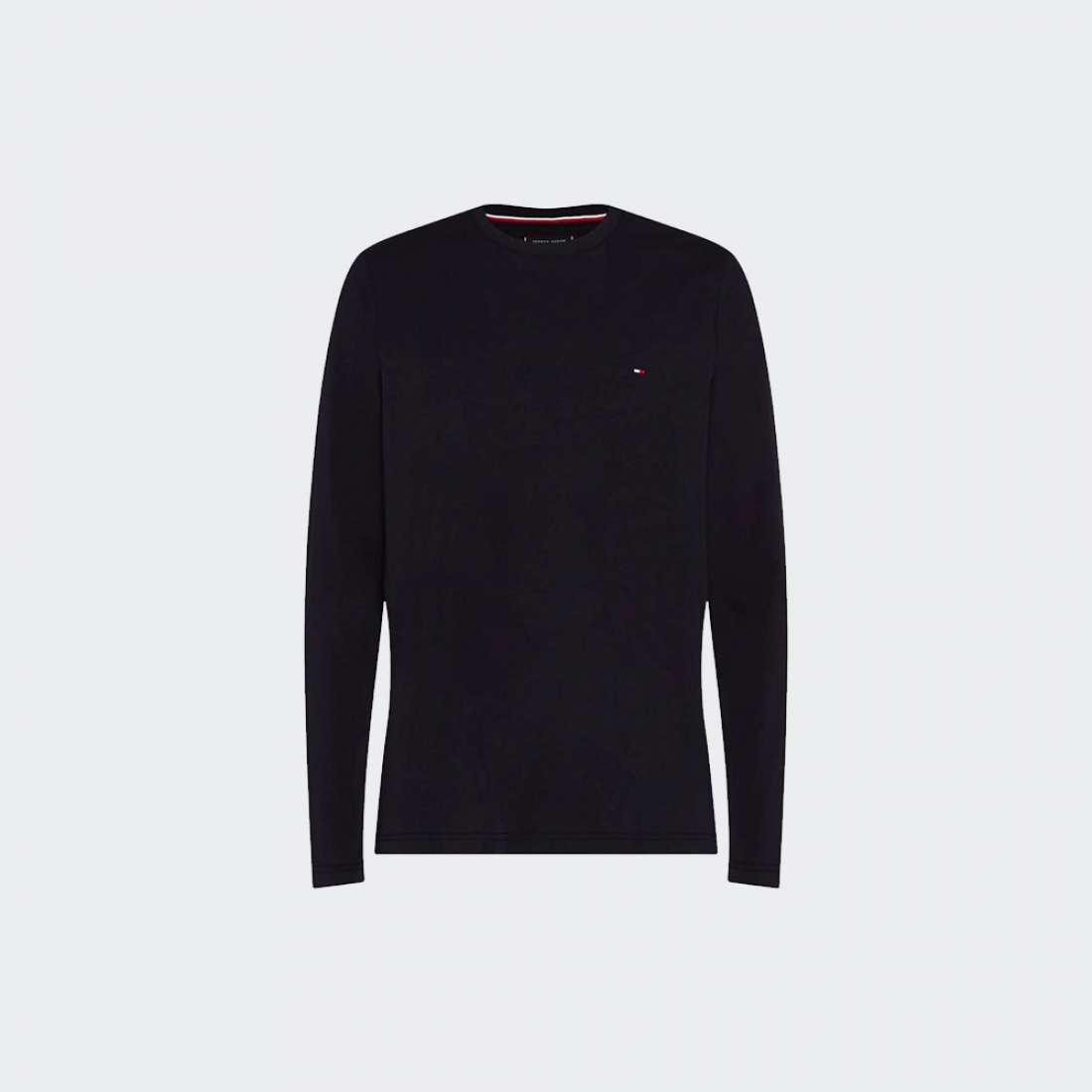 LONGSLEEVE TOMMY HILFIGER STRETCH SLIM FIT BLACK