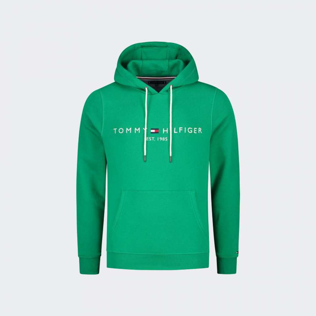 HOODIE TOMMY HILFIGER LOGO FLEX COURTSIDE GREEN