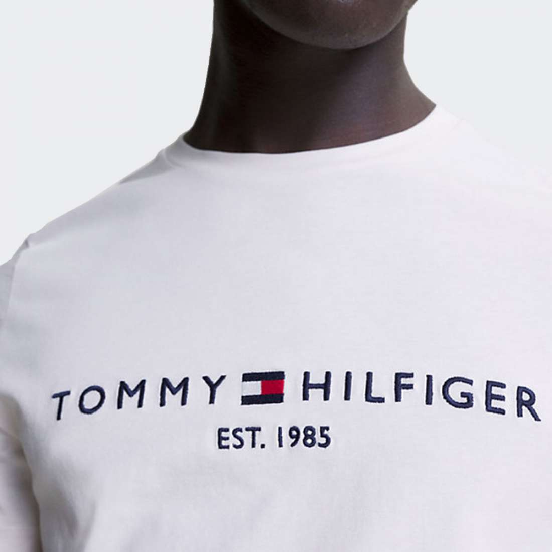 TSHIRT TOMMY HILFIGER LOGO WEATHERED WHITE