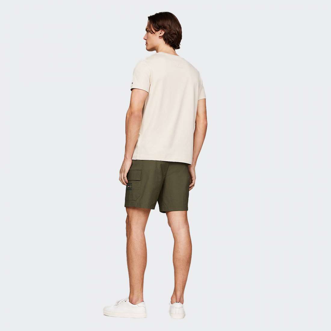 TSHIRT TOMMY HILFIGER LOGO CLASSIC BEIGE