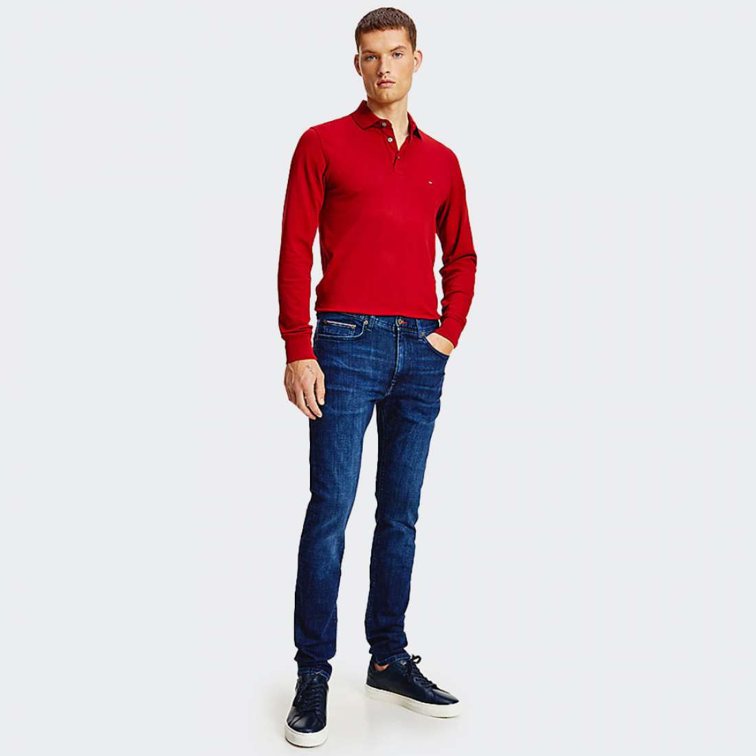 CALÇAS TOMMY HILFIGER BLEECKER SLIM BRIDGER INDIGO