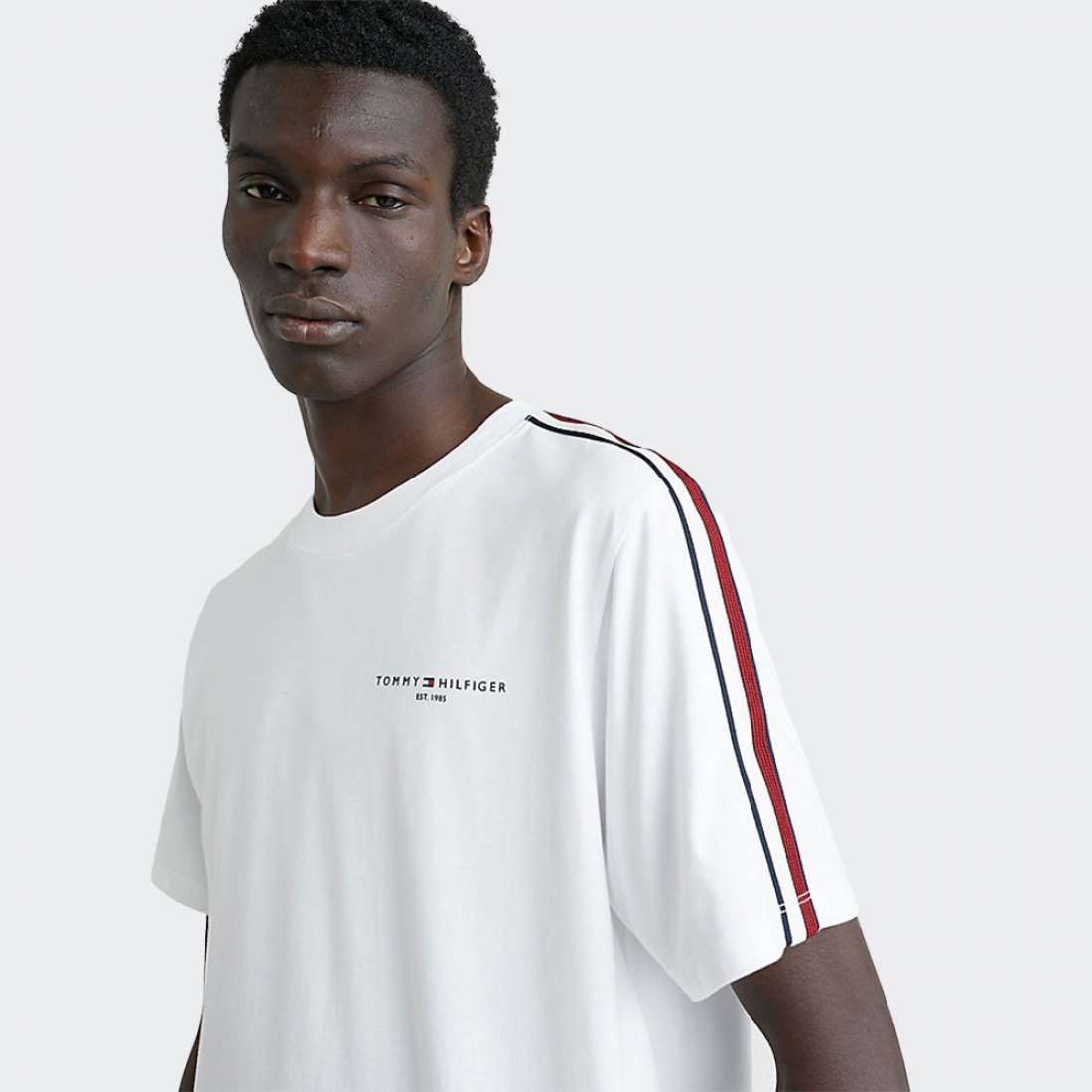 Grupo Lpoint® - Tshirt Tommy Hilfiger Signature Tape White