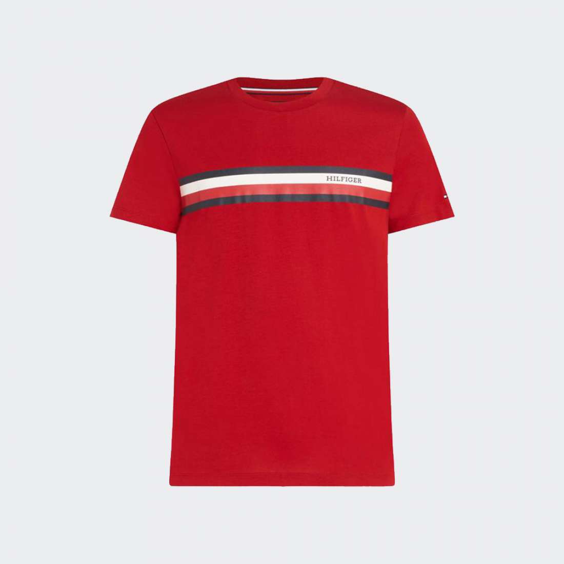 TSHIRT TOMMY HILFIGER MONOTYPE SLIM FIT ARIZONA RED