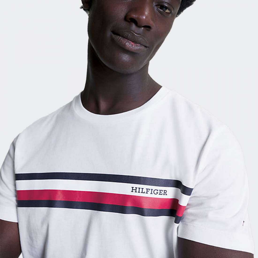 TSHIRT TOMMY HILFIGER MONOTYPE SLIM FIT WHITE