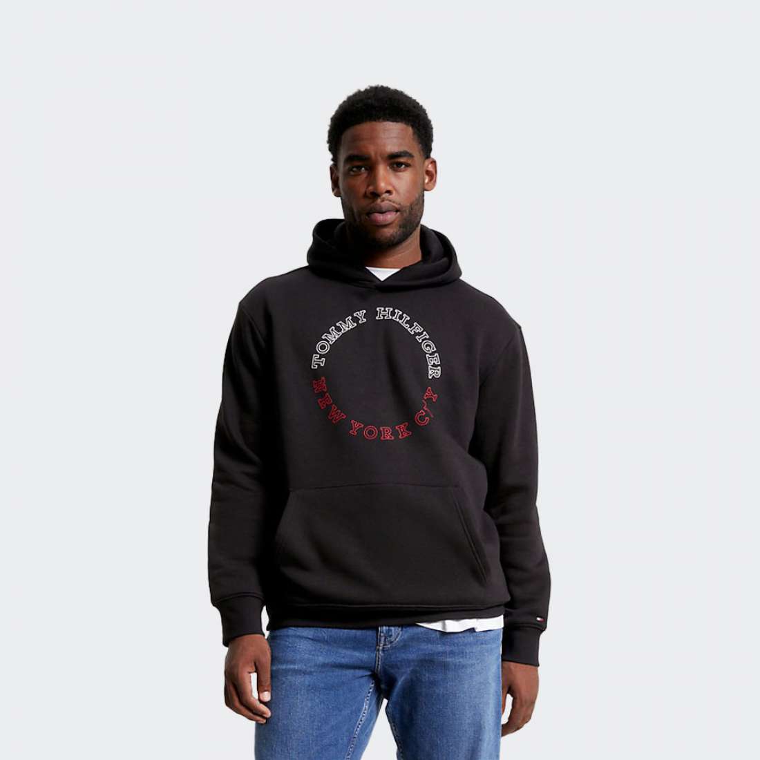 HOODIE TOMMY HILFIGER MONOTYPE ROUNDALL DESERT