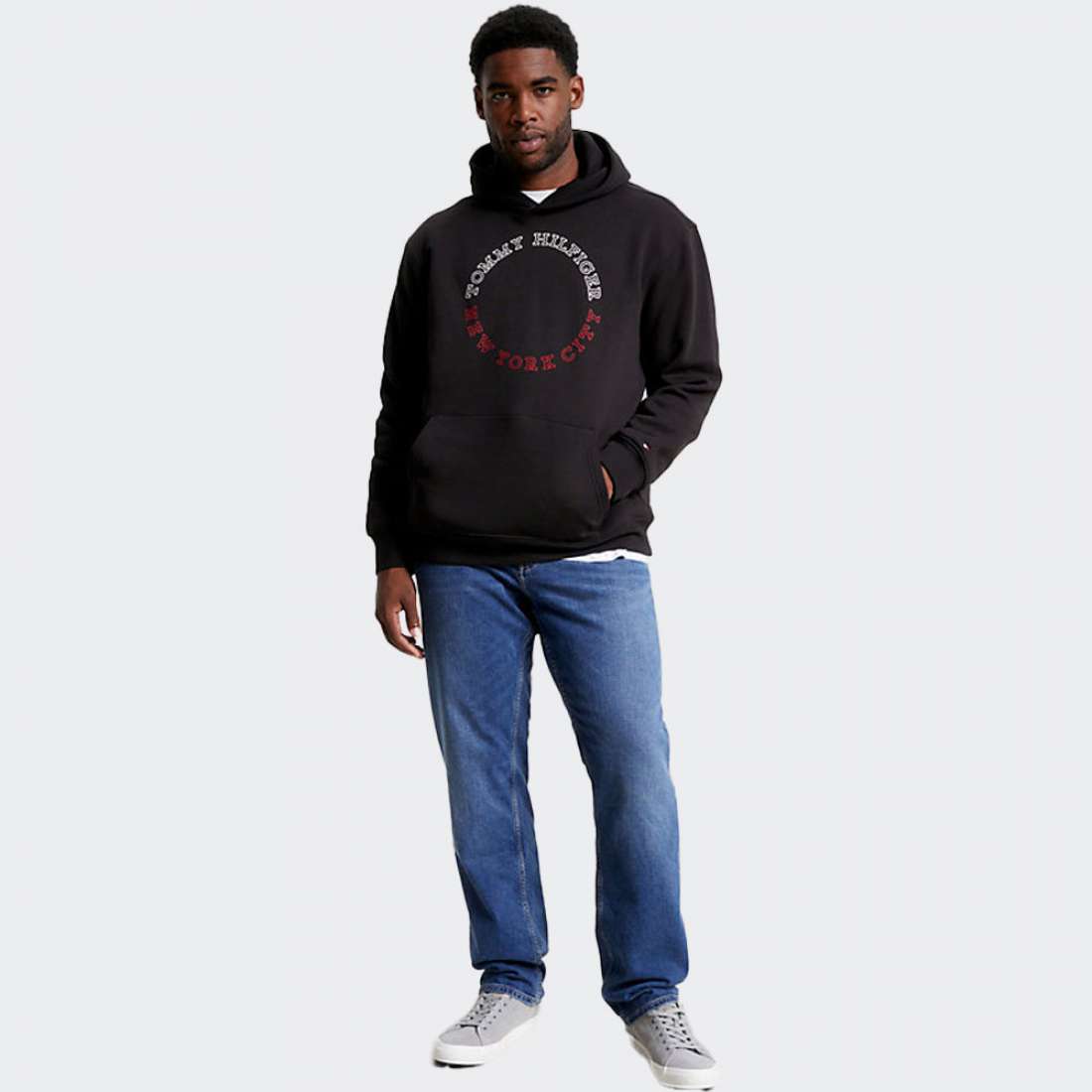 HOODIE TOMMY HILFIGER MONOTYPE ROUNDALL DESERT