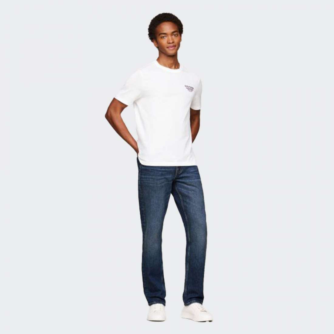 TSHIRT TOMMY HILFIGER GLOBAL STRIPE WHITE