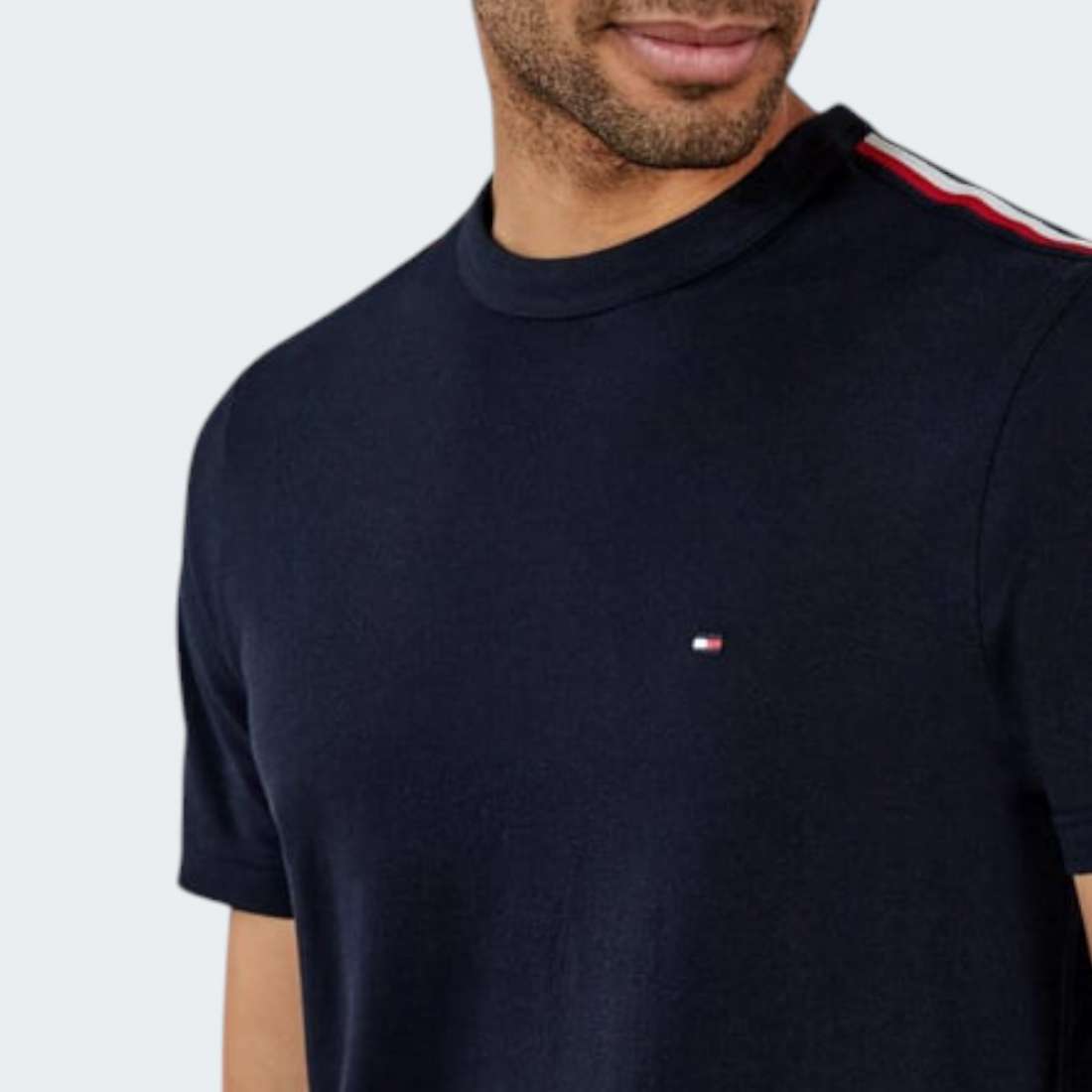 TSHIRT TOMMY HILFIGER STRIPE DESERT SKY