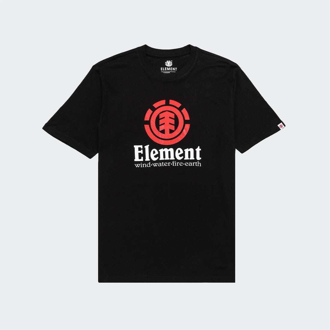 T-SHIRT ELEMENT VERTICAL BLACK