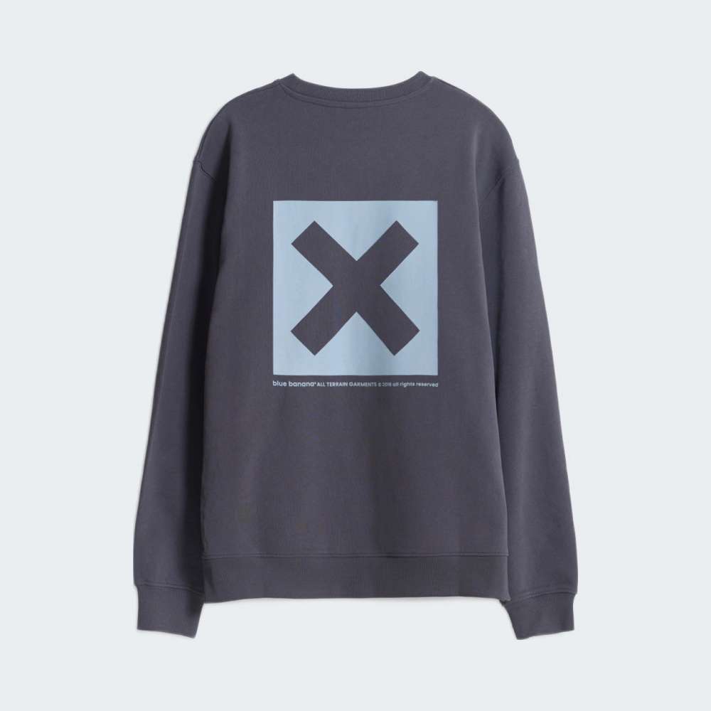 SWEATSHIRT BLUE BANANA NATURE