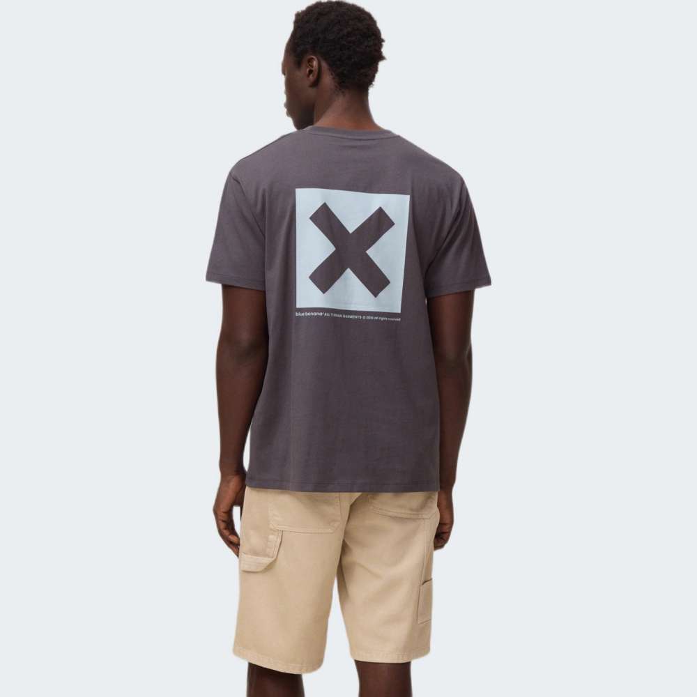 TSHIRT BLUE BANANA NATURE