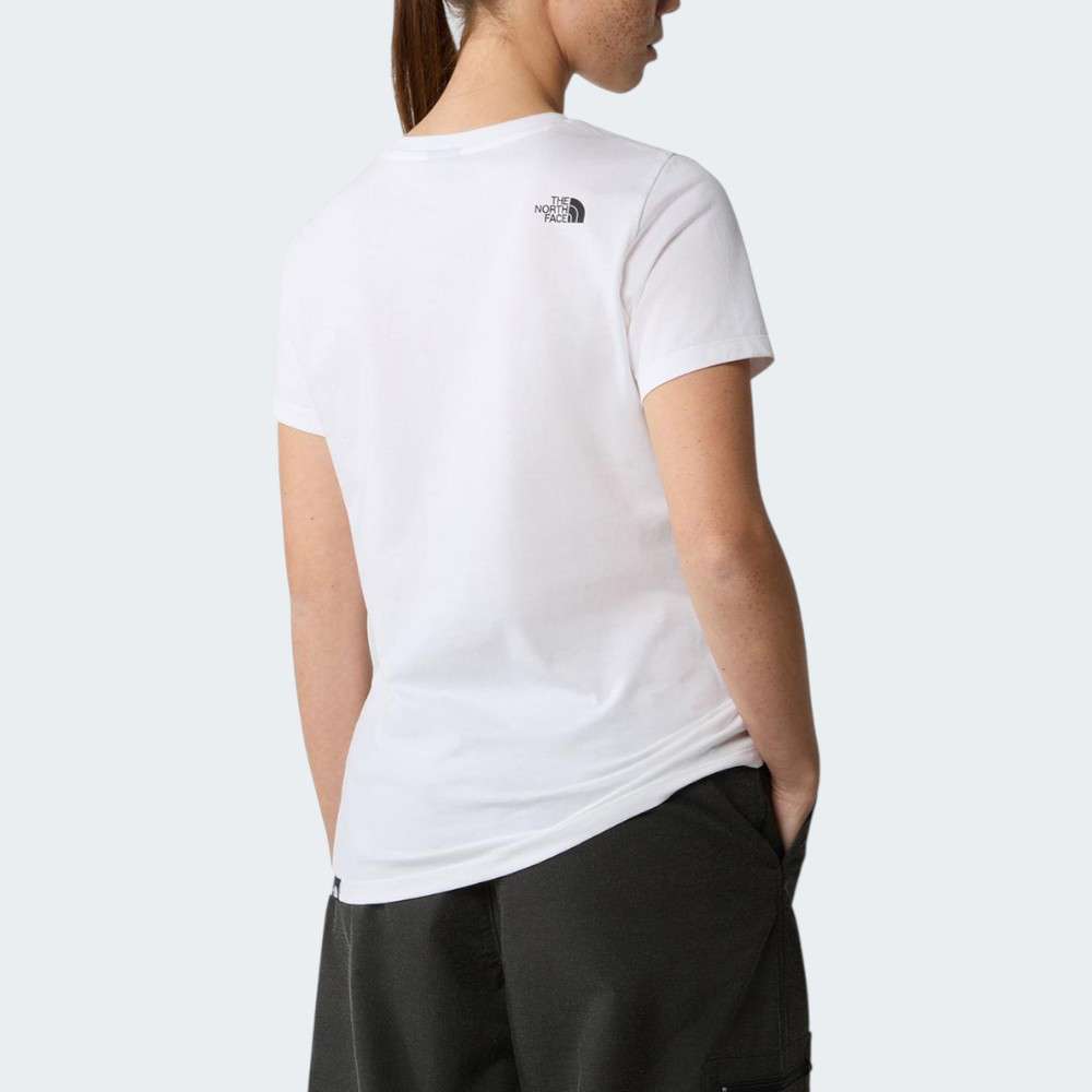 TSHIRT THE NORTH FACE  DOME SLIM WHITE