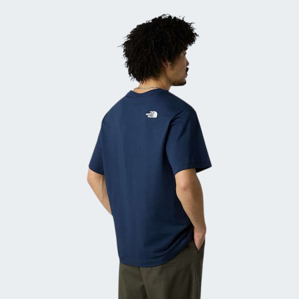TSHIRT THE NORTH FACE MOUNTAIN LOGO SUMMIT NAVY