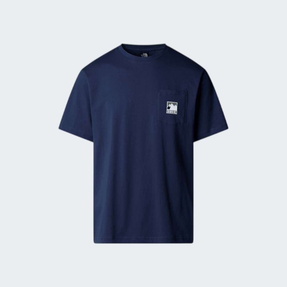 TSHIRT THE NORTH FACE MOUNTAIN LOGO SUMMIT NAVY