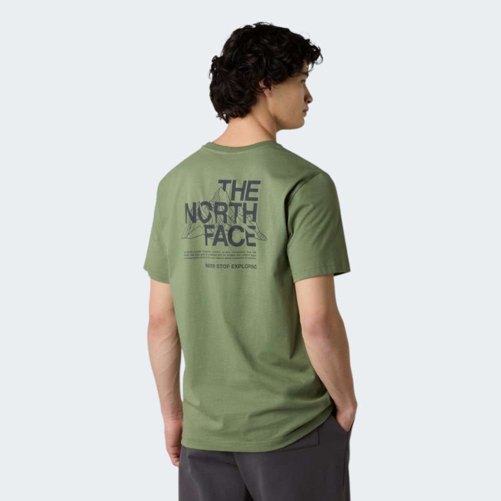 TSHIRT THE NORTH FACE MOUNTAIN SKETCH BARK MIST