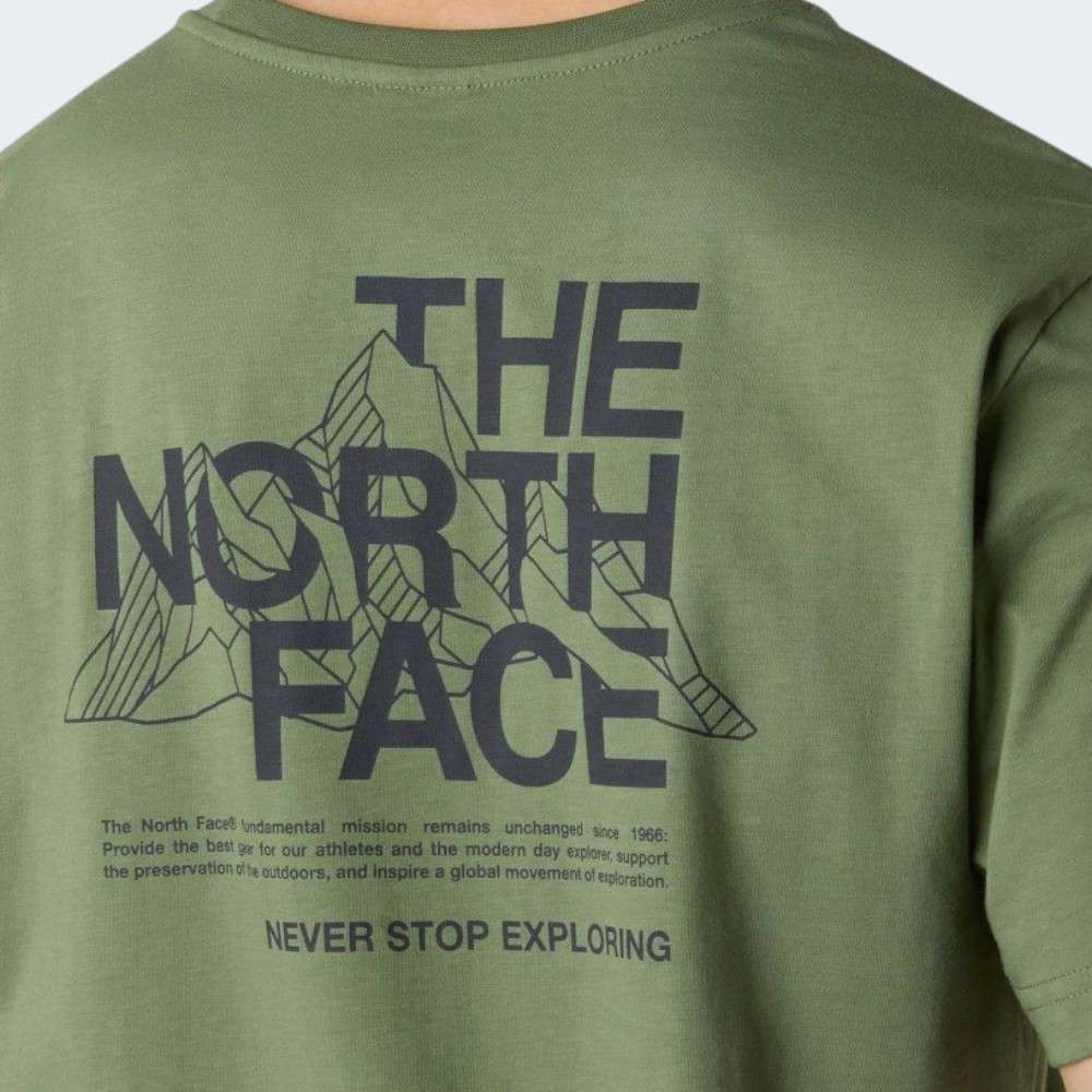 TSHIRT THE NORTH FACE MOUNTAIN SKETCH BARK MIST