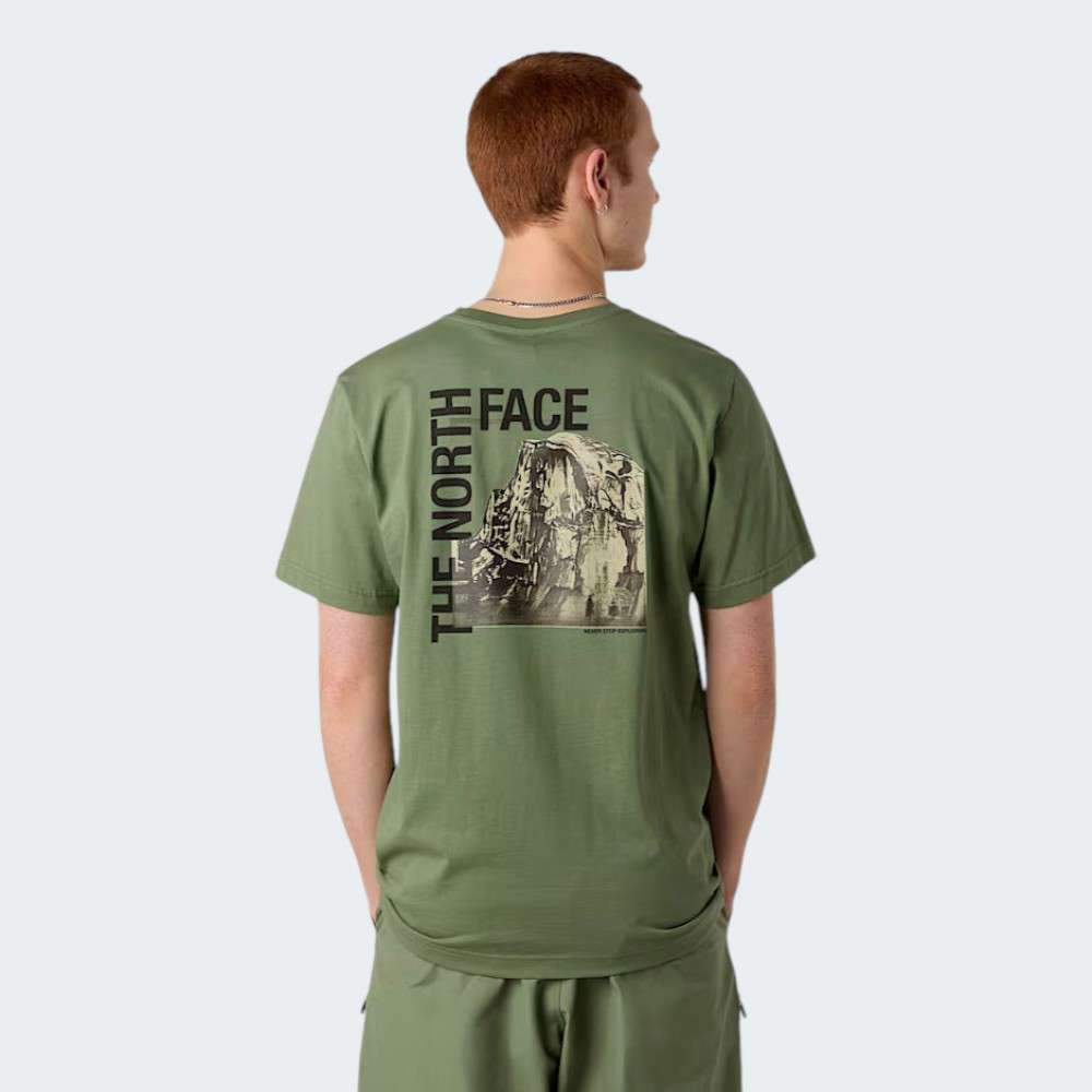 TSHIRT THE NORTH FACE HALF DOME PHOTO BARK MIST