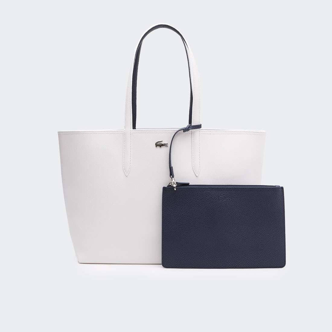 MALA LACOSTE ANNA REVERSIBLE FARINE BLEU NUIT