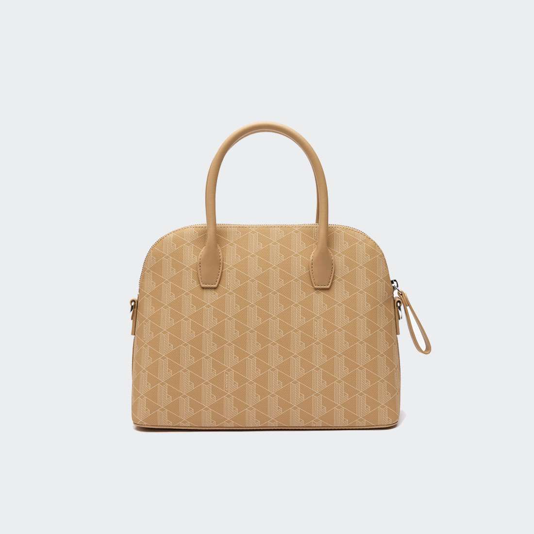 MALA LACOSTE MONOGRAM PRINT VIENNOIS BEIGE