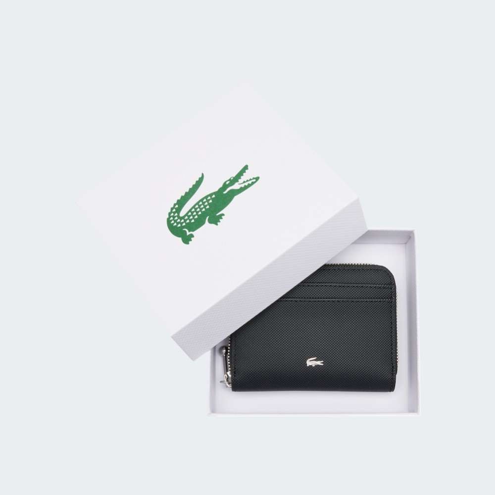 CARTEIRA LACOSTE DAILY CITY NOIR