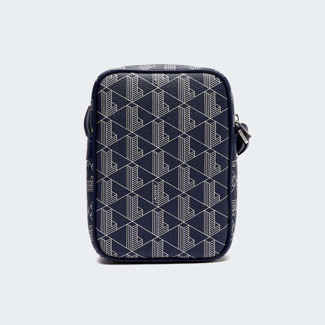 BOLSA LACOSTE NH4482BG BLEN MONOGRAM PRINT MONO MARINE