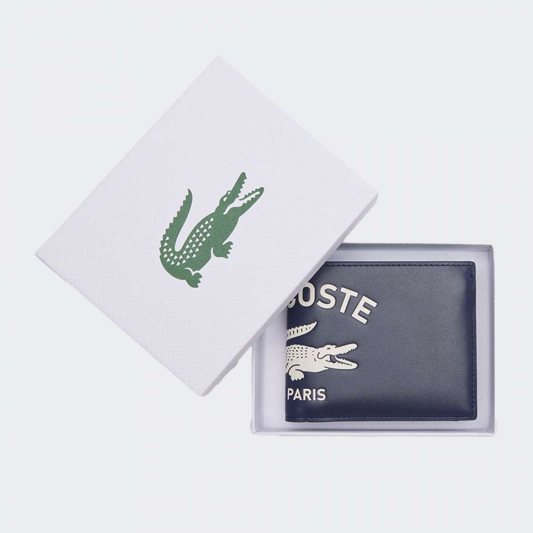CARTEIRA LACOSTE BILLFOLD LACOSTE CROC